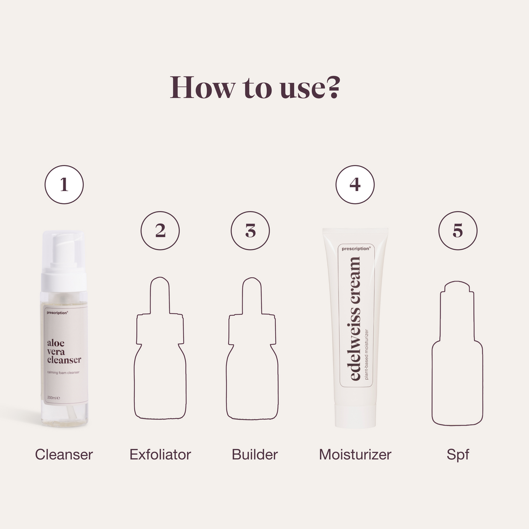Edelweiss Cream & Aloe Vera Cleanser - skin duo