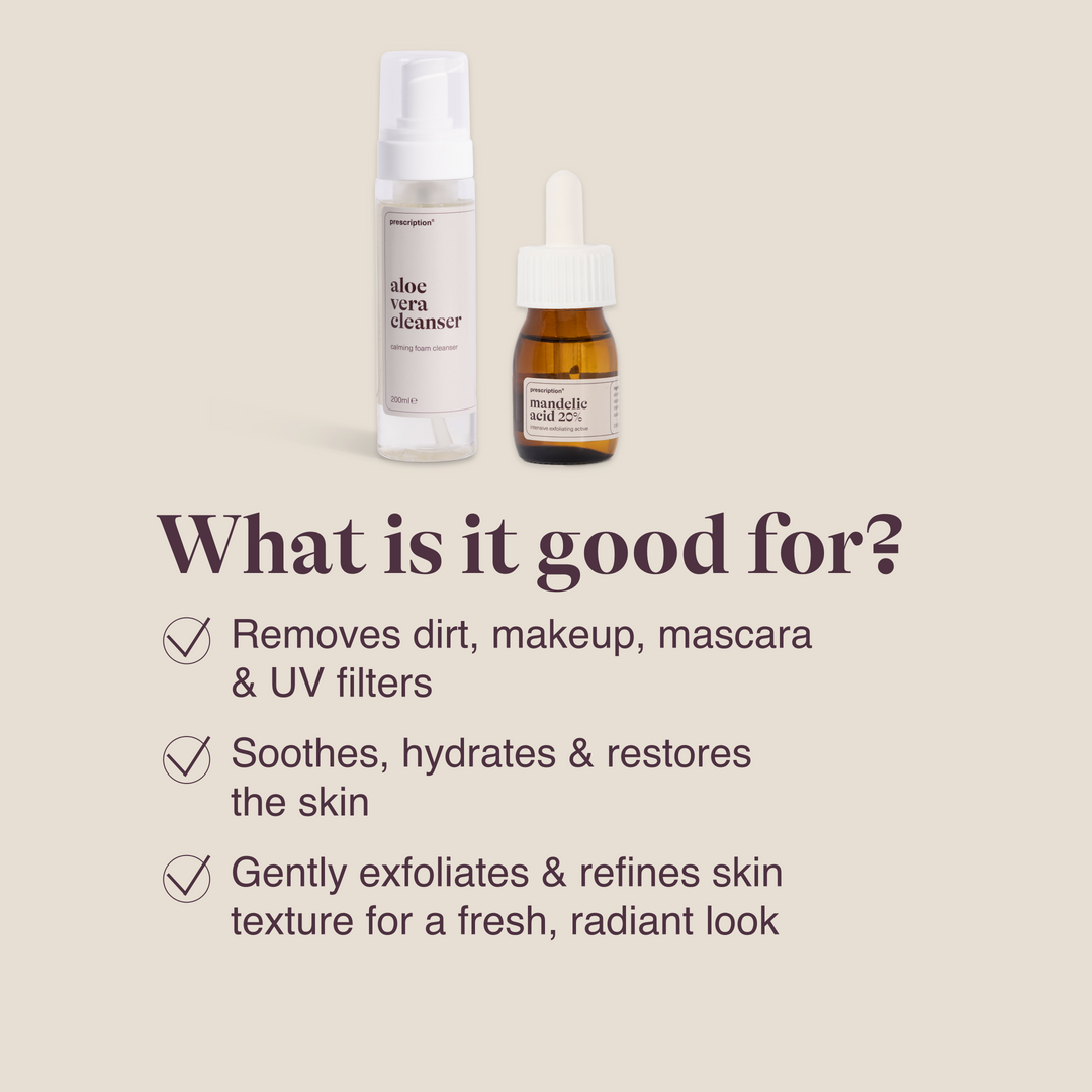 Mandelic Acid & Aloe Vera Cleanser - skin duo