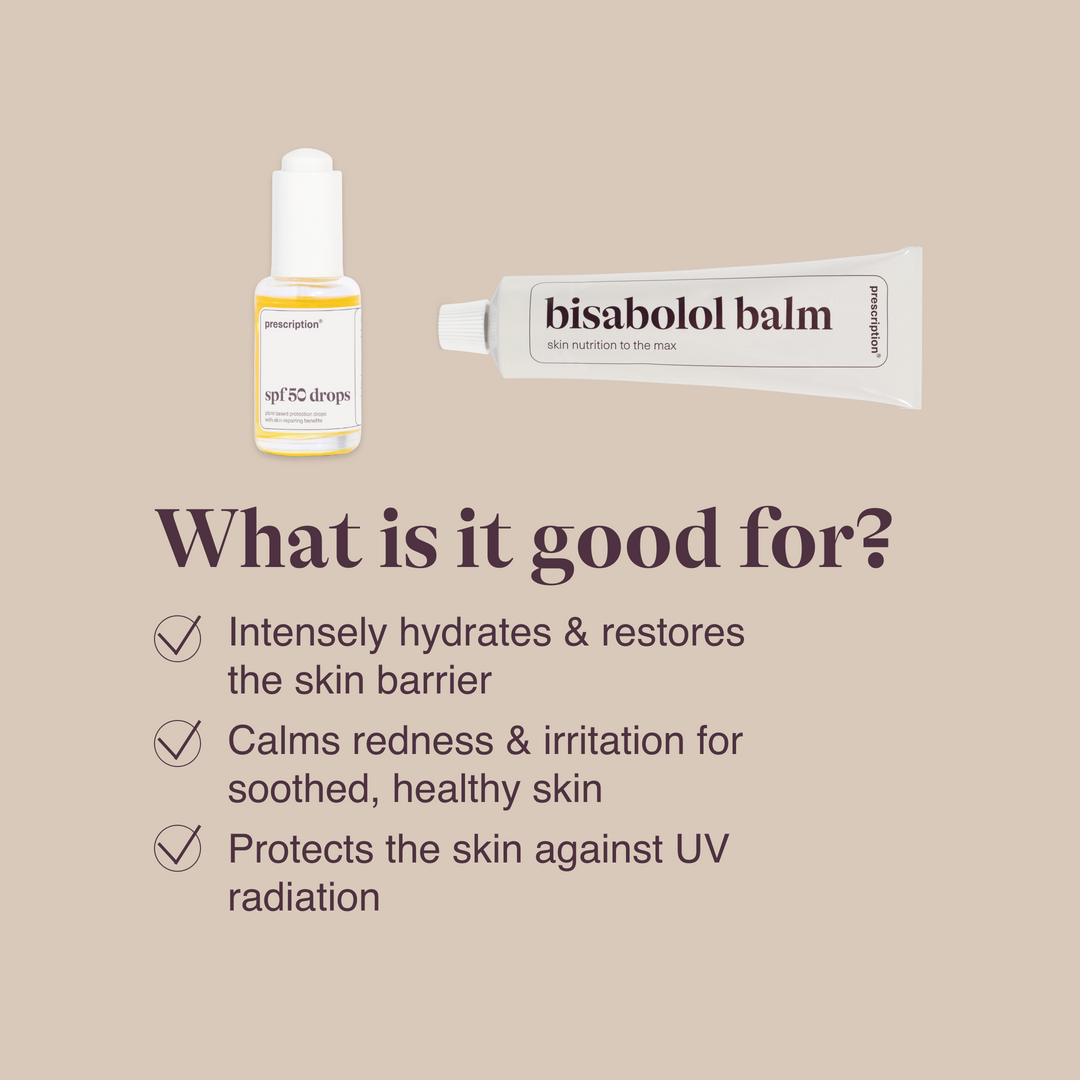 SPF50 Drops & Bisabolol Balm - skin duo